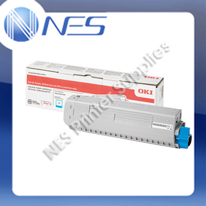 OKI Genuine 46861311 Cyan Toner Cartridge for C834nw/C834dnw 10K